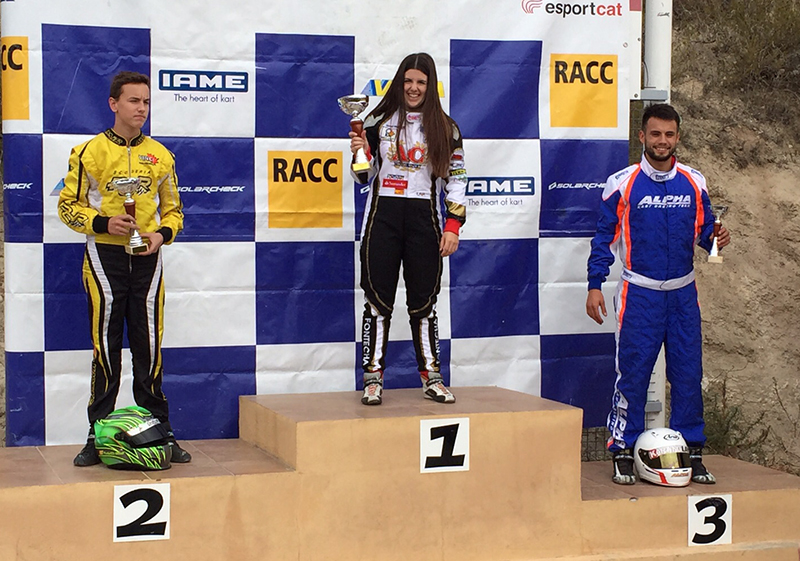 Podiums para los pilotos de Kartingland, en el Campeonato Catalán de Karting.